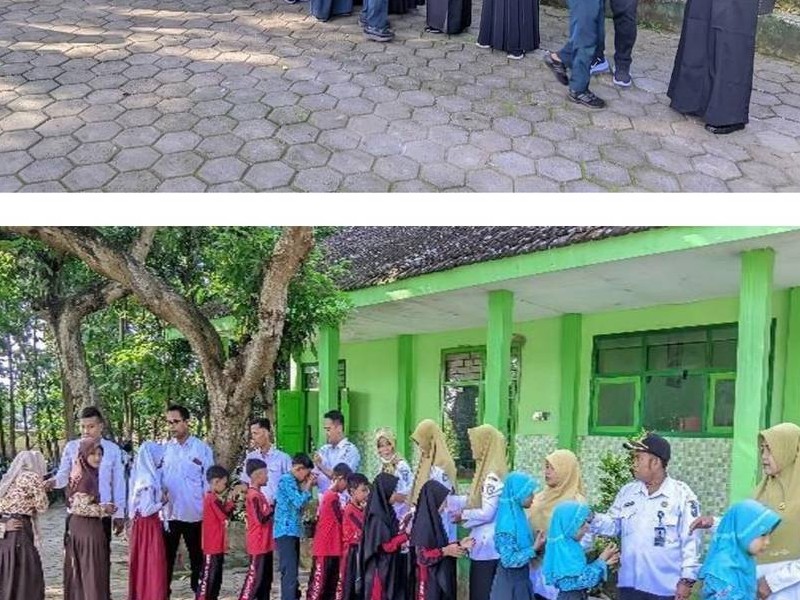 HARI PERTAMA MASUK SEKOLAH HALAL BIHALAL SDN 3 KOTAKAN